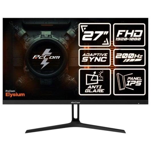 Monitor gaming PcCom Elysium 27" Fast IPS FHD 200Hz Adaptive Sync